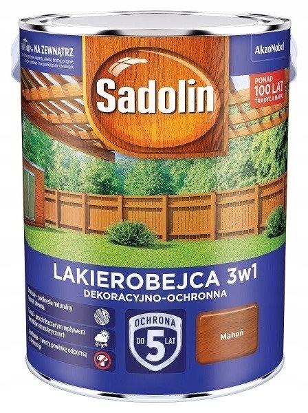 AKZO NOWY SADOLIN LAKIEROBEJCA 3W1 MAHOŃ 2,5L