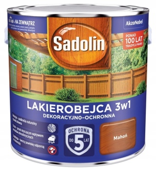 AKZO NOWY SADOLIN LAKIEROBEJCA 3W1 MAHOŃ 2,5L