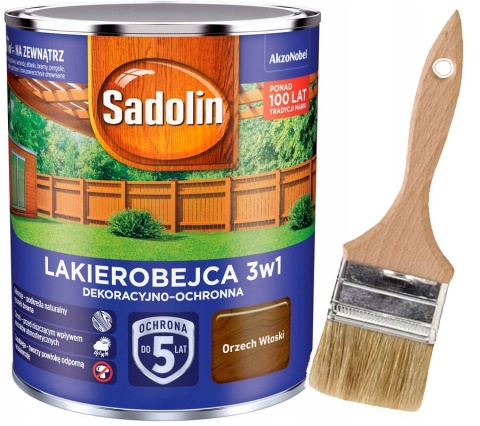 AKZO NOWY SADOLIN LAKIEROBEJCA 3W1 ORZECH WŁOSKI 0,7L