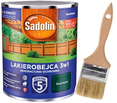 AKZO NOWY SADOLIN LAKIEROBEJCA 3W1 ŚWIERKOWY 0,7L