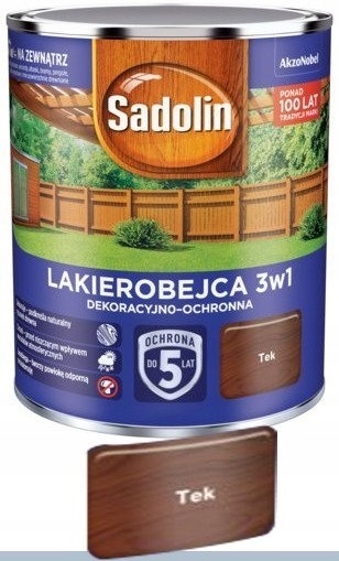 AKZO NOWY SADOLIN LAKIEROBEJCA 3W1 TEAK 0,7L