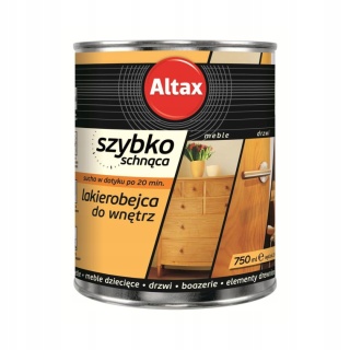 ALTAX szybkoschnąca lakierobejca do wnętrz 750 ML. PALISANDER