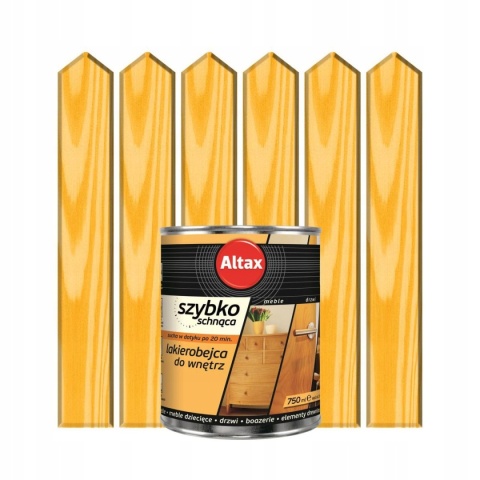 ALTAX szybkoschnąca lakierobejca do wnętrz 750 ML. SOSNA