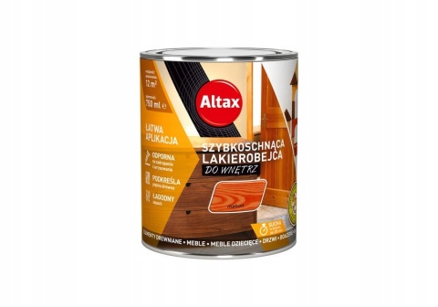 ALTAX szybkoschnąca lakierobejca do wnętrz 750 ML. SOSNA