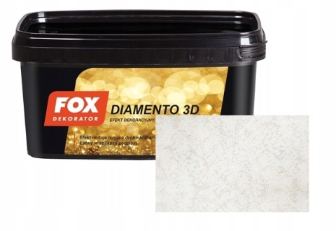 ATLAS FOX DEKORATOR DIAMENTO 3D, WHITE, 1 l