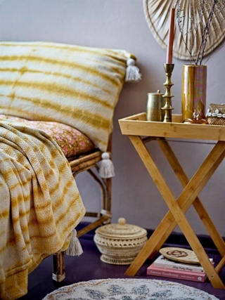 Bawełniana poduszka z recyklingu Decia, Bloomingville