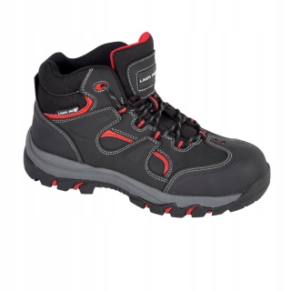 Buty robocze ochronne męskie Nubukowe z Metalowym Nosem, Rozmiar 44