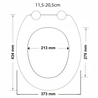 DESKA SEDESOWA MDF NATUR