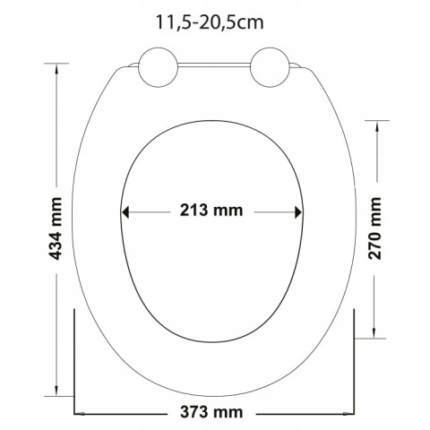 DESKA SEDESOWA MDF NATUR