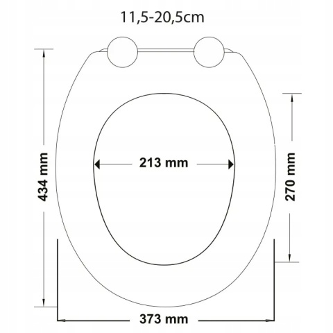 DESKA SEDESOWA MDF NATUR