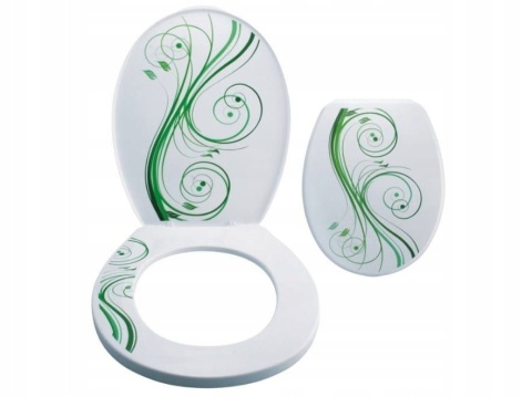 Deska Wc Jasmin 3D Foto Biały