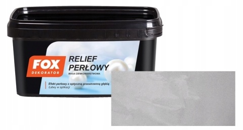 FOX RELIEF PERŁOWY SILVER KOLOR 0002, 1KG