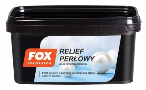 FOX RELIEF PERŁOWY SILVER KOLOR 0002, 1KG