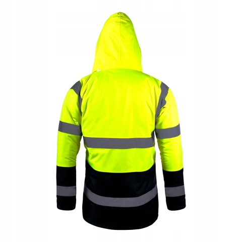 KURTKA OSTRZEGAWCZA ZIMOWA, ŻÓŁTA,2XL, CE, LAHTI