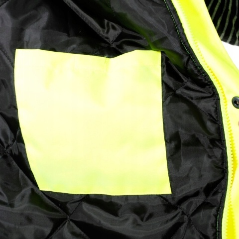 KURTKA OSTRZEGAWCZA ZIMOWA, ŻÓŁTA,2XL, CE, LAHTI