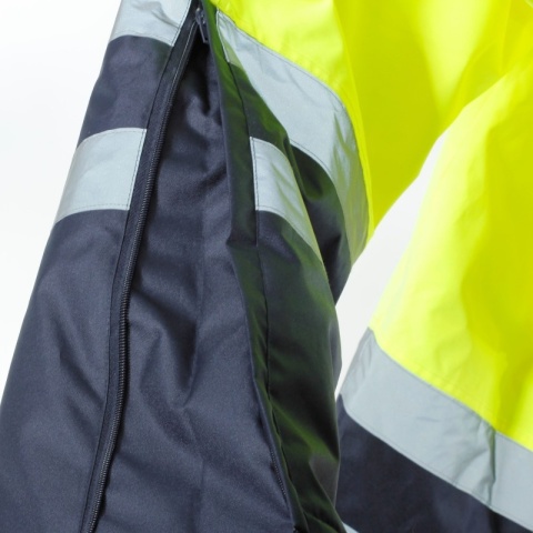 KURTKA OSTRZEGAWCZA ZIMOWA, ŻÓŁTA,2XL, CE, LAHTI