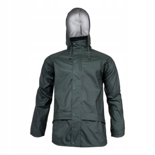 Kurtka przeciwdeszczowa zielona CE M