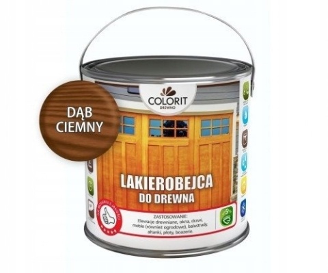 LAKIEROBEJCA DO DREWNA CIEMNY DĄB-2,5L