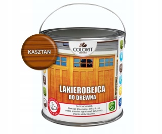 Lakierobejca do drewna -kasztan 2,5 l