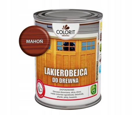 Lakierobejca do drewna -mahoń 750 ml 2