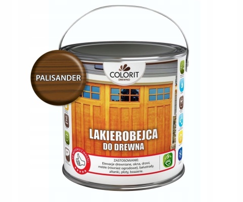 Lakierobejca do drewna -palisander 2,5 l