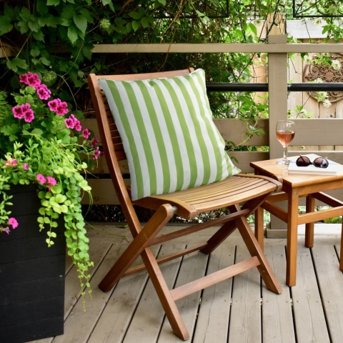 PODUSZKA DEKORACYJNA OUTDOOR CHP/GARDEN6/J.ZI 45X45/PASY