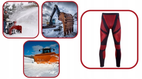 KALESONY TERMOAKTYWNE CZARNO-CZERWONE S/M Lahti Pro