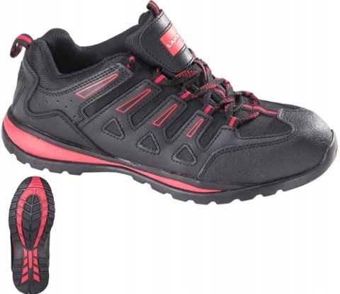 Męskie Buty Ochronne Skóra/Oxford S1P, Rozmiar 46