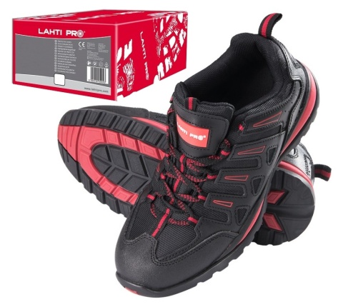 Męskie Buty Ochronne Skóra/Oxford S1P, Rozmiar 46