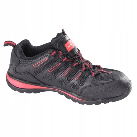 Męskie Buty Ochronne Skóra/Oxford S1P, Rozmiar 46