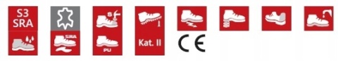 PÓŁB. OCHR. MĘSK., SKÓRA, S3 SRA, R.43, CE, LAHTI PRO