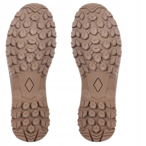 PÓŁBUTY NUBUKOWE Z OTWORAMI BEŻ.-CZAR., S1 SRA,"42",CE,LAHTI