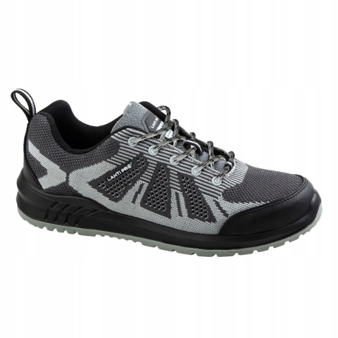 PÓŁBUTY Z DZIANINY 3D SZARO-CZARNE, S1 SRC, "44", CE, LAHTI