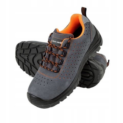 PÓŁBUTY ZAMSZOWE Z OTWORAMI SZAR.-POM.,S1P SRC,46,CE,LAHTI