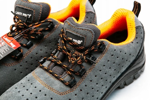 PÓŁBUTY ZAMSZOWE Z OTWORAMI SZAR.-POM.,S1P SRC,46,CE,LAHTI