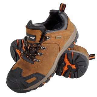 Półbuty męskie Crazy Horse brąz. - rozmiar 45