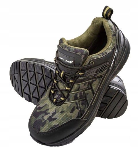 Półbuty męskie z dzianiny rip-stop w moro - rozmiar 43