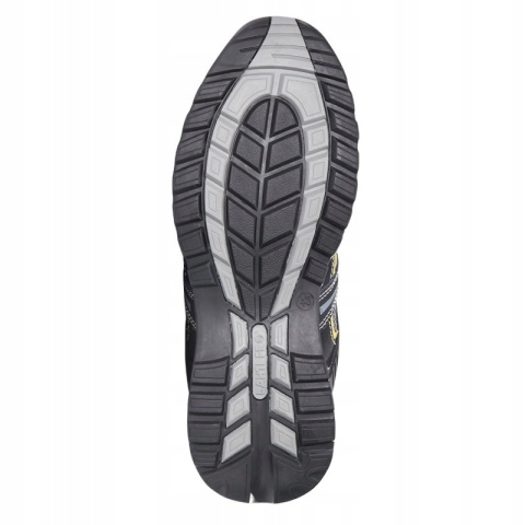 Półbuty ochronne męskie, skóra nubuk/dzianina, rozmiar 42