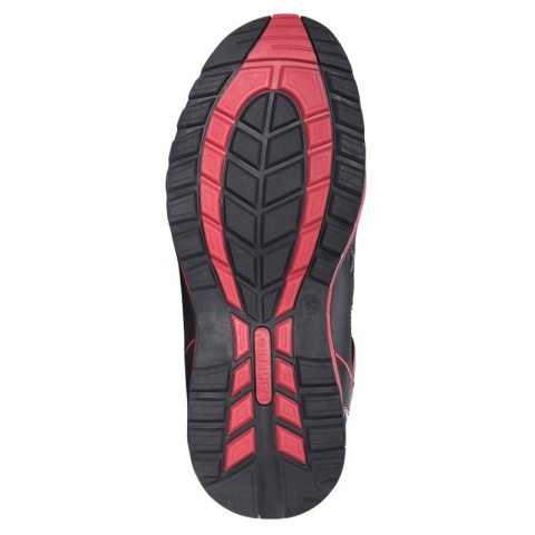 TRZEWIKI SKÓRA/OXFORD CZARNO-CZERW., SB SRA, 44, CE, LAHTI