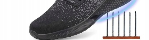 Buty robocze Z PODNOSKIEM lekkie z blachą sneakers do pracy Ochronne r. 41
