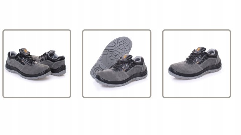 Lekkie buty robocze OCHRONNE RIO S1 Wentylowane PODNOSEK Stalowy r. 44