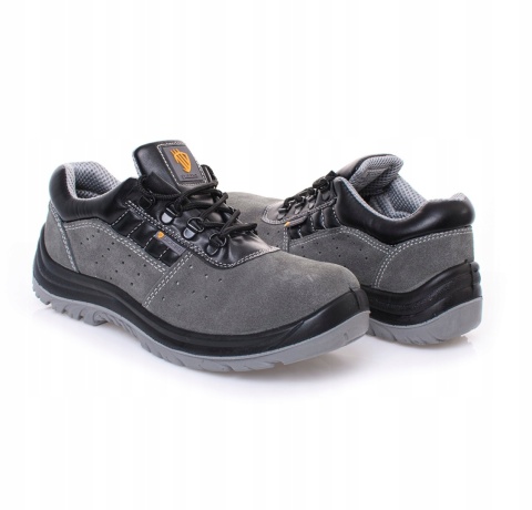 Lekkie buty robocze OCHRONNE RIO S1 Wentylowane PODNOSEK Stalowy r 45