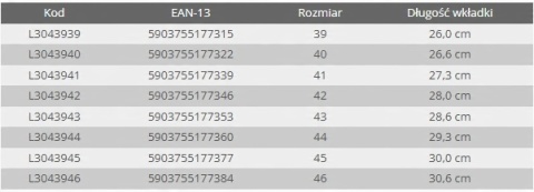 PÓŁBUTY SKÓRZANE CZARNO-BIAŁE, "44", LAHTI