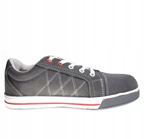 PÓŁBUTY ZAMSZOWE SZARO-CZERW., SB SRA, "42", CE, LAHTI