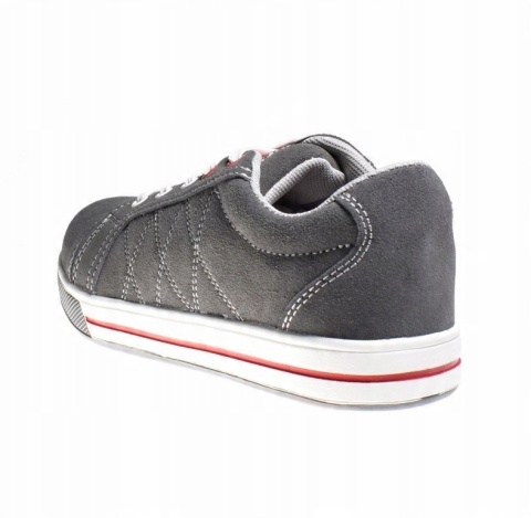 PÓŁBUTY ZAMSZOWE SZARO-CZERW., SB SRA, "42", CE, LAHTI