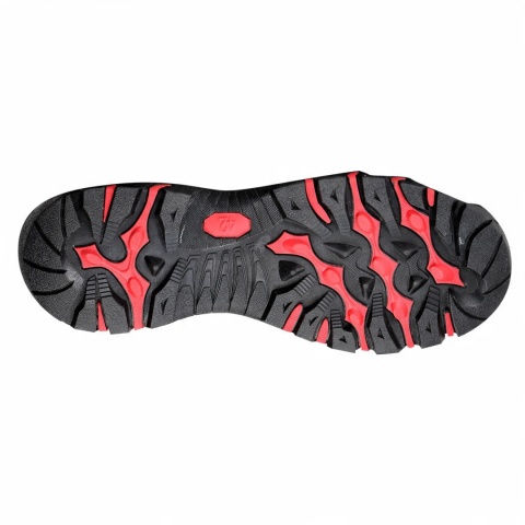 SANDAŁY ZAMSZ/DZIAN. SZARO-CZERW.,S1 SRA, 47, CE, LAHTI