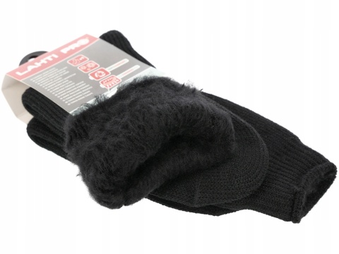 SKARPETY ROB. CZARNE OCIEPLANE, GRUBE, 1 PARA, "43-46",LAHTI