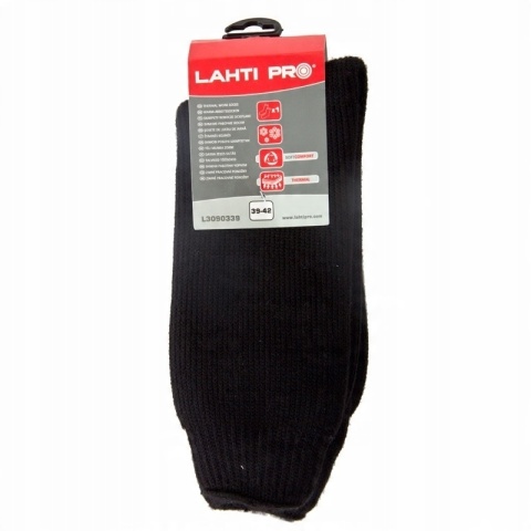 SKARPETY ROB. CZARNE OCIEPLANE, GRUBE, 1 PARA, "43-46",LAHTI