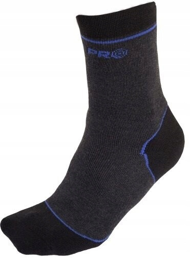 SKARPETY ROB. OCIEPLANE CZARNO-SZARE, 1 PARA, "39-42", LAHTI