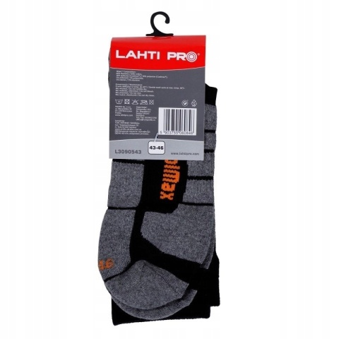 SKARPETY ROB. TERMICZNE SZARO-POM., 1 PARA, 43-46, LAHTI